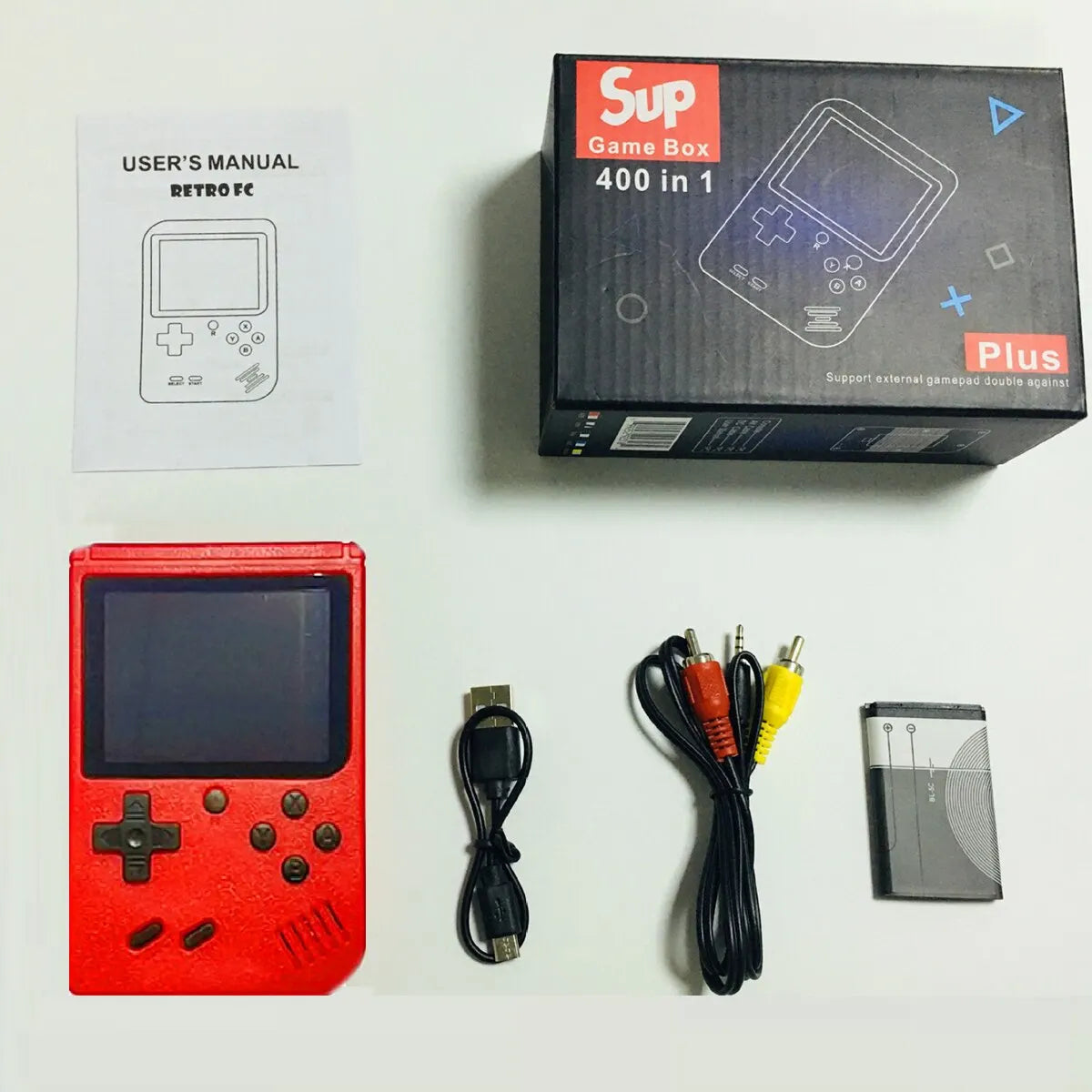 Handheld Small Game Console with Hundreds of Game Charging Can Be Connected to the TV