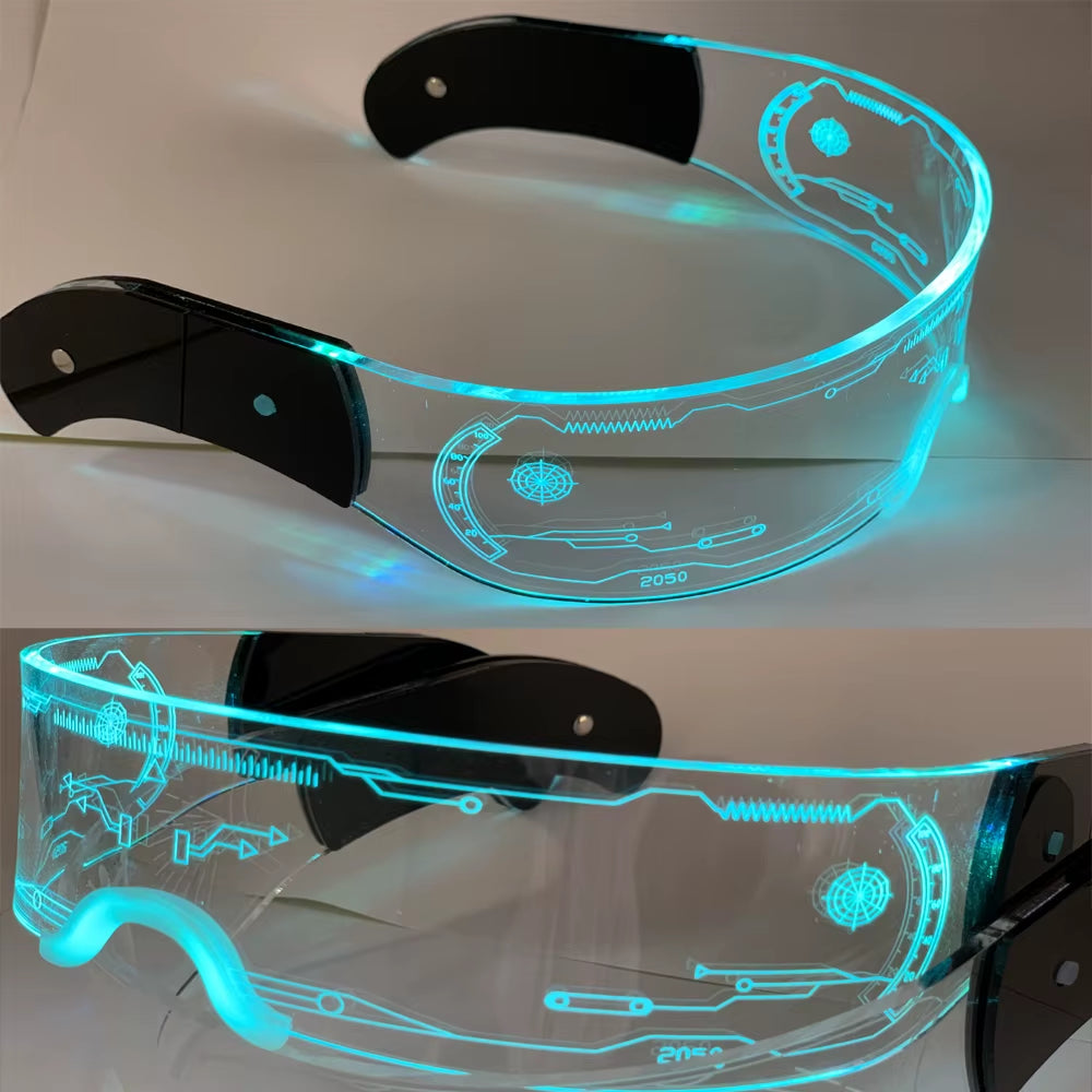 LED Glasses Luminous Glasses Future Glow Party Glasses Party Decor