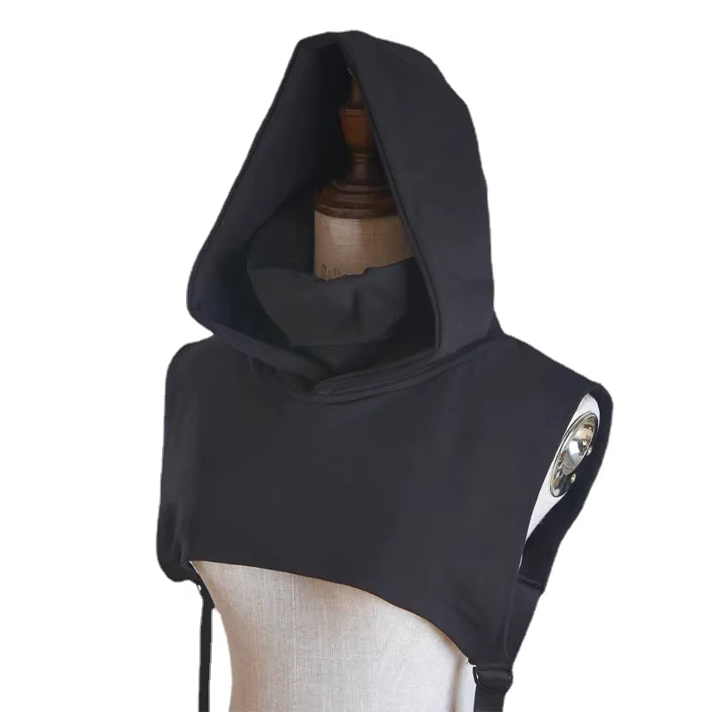 Cowl Hat Hood High Collar Crop Hoodie Tops