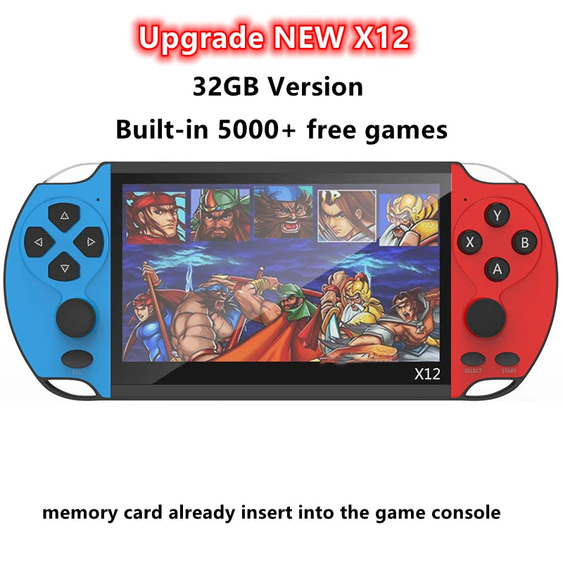 Portable Game Console 8G 32G Preinstalled 2000 Free Games Support TV Out Video Game Machine Boy Player