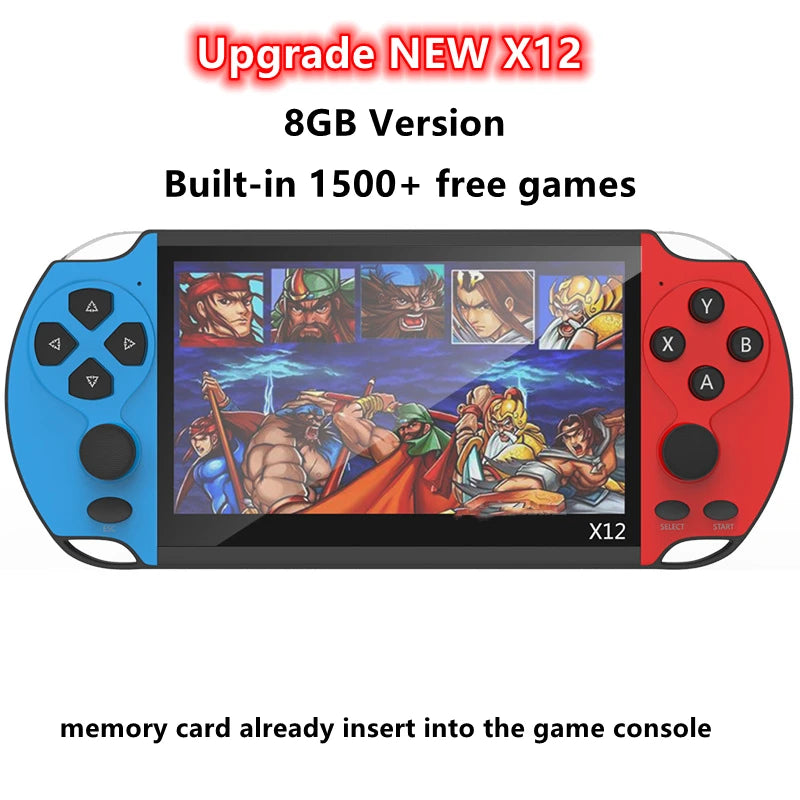 Portable Game Console 8G 32G Preinstalled 2000 Free Games Support TV Out Video Game Machine Boy Player