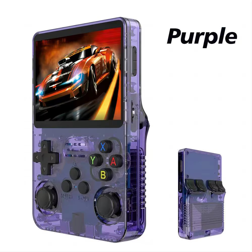 Retro Portable Video Game Genuine R36S, ARKOS System, Can Flash Rocknix System 3.5 Inch IPS Screen pocket Video Player 64GB