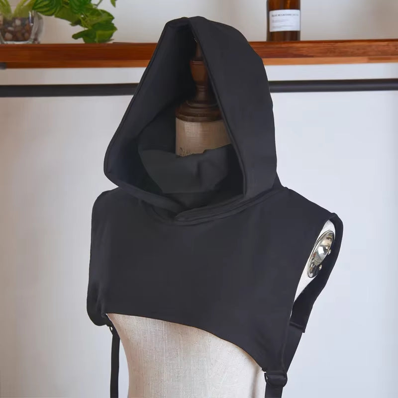 Cowl Hat Hood High Collar Crop Hoodie Tops