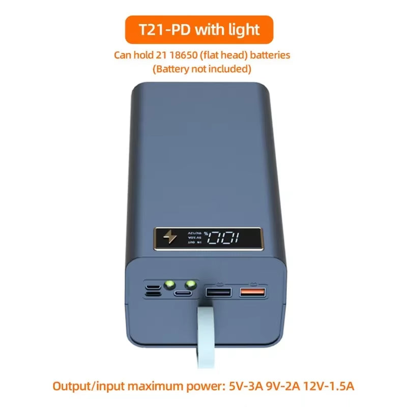 Flashlight Battery Power Bank 
