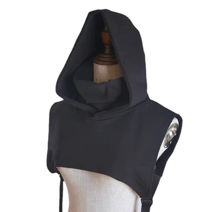 Cowl Hat Hood High Collar Crop Hoodie Tops 