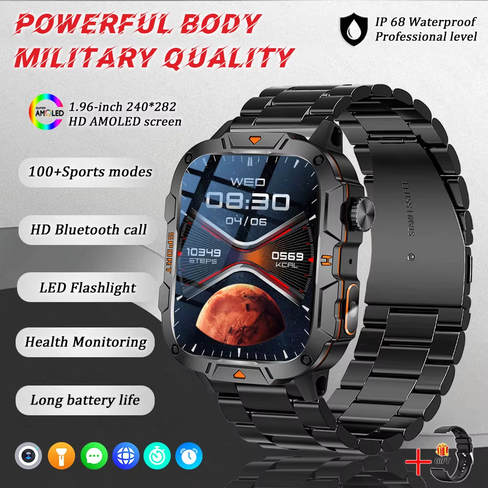 Outdoor Sports Smart Watch with Led Lighting Men Women Waterproof Swim Watches Fitness Track Heart Rate Smart Watch 