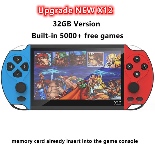 Portable Game Console 8G 32G Preinstalled 2000 Free Games Support TV Out Video Game Machine Boy Player