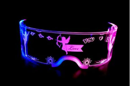 LED Glasses Luminous Glasses Future Glow Party Glasses Party Decor