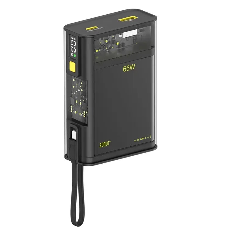 Powerbank 20000 Mah 65W PD Fast Charging Power Bank Portable Charger