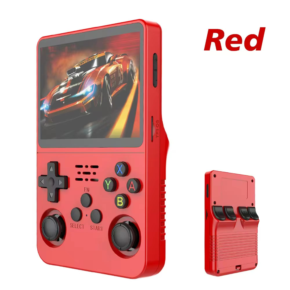 Retro Portable Video Game Genuine R36S, ARKOS System, Can Flash Rocknix System 3.5 Inch IPS Screen pocket Video Player 64GB