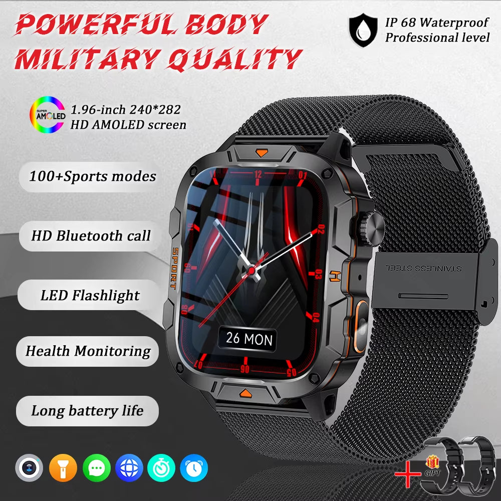 Outdoor Sports Smart Watch with Led Lighting Men Women Waterproof Swim Watches Fitness Track Heart Rate Smart Watch 